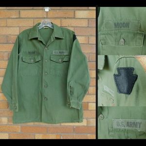 PA Army National Guard Olive Drab Utility Jacket L